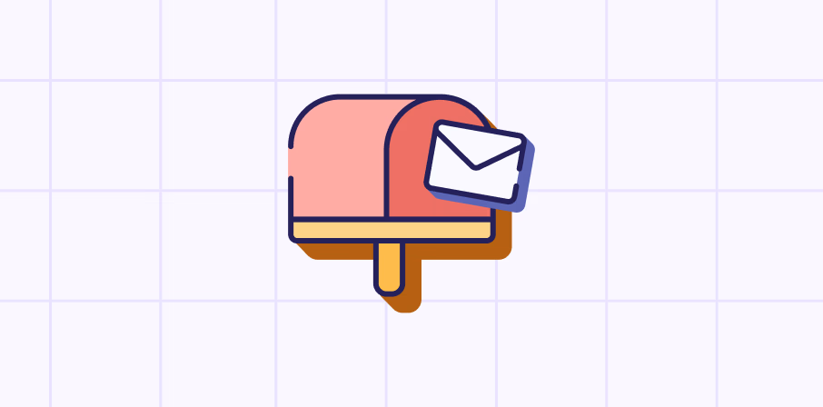 Email support mailbox illustration