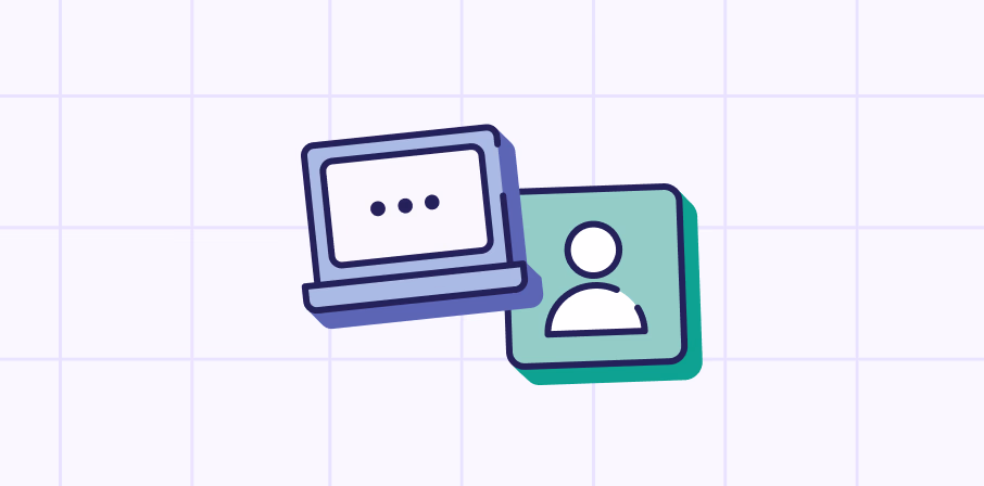 Live chat support illustration